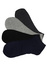 Levné pánské kotníčkové ponožky EM1001B - 3 páry vícebarevná 40-44