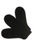 Kvalitní kotníkové ponožky bavlna IM10C - 3 páry černá 43-47