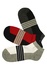 Pánské kotníčkové ponožky bambus BB-18607 - 3 páry vícebarevná 43-46