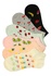 Dámské veselé ponožky s ovocem CW396 - 3bal vícebarevná 35-38