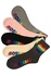 Rainbow LGBT Aura.Via vysoké ponožky bavlna 5bal. vícebarevná 38-41