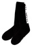 Fck it Intenso tmavé vysoké ponožky bavlna černá 36-40