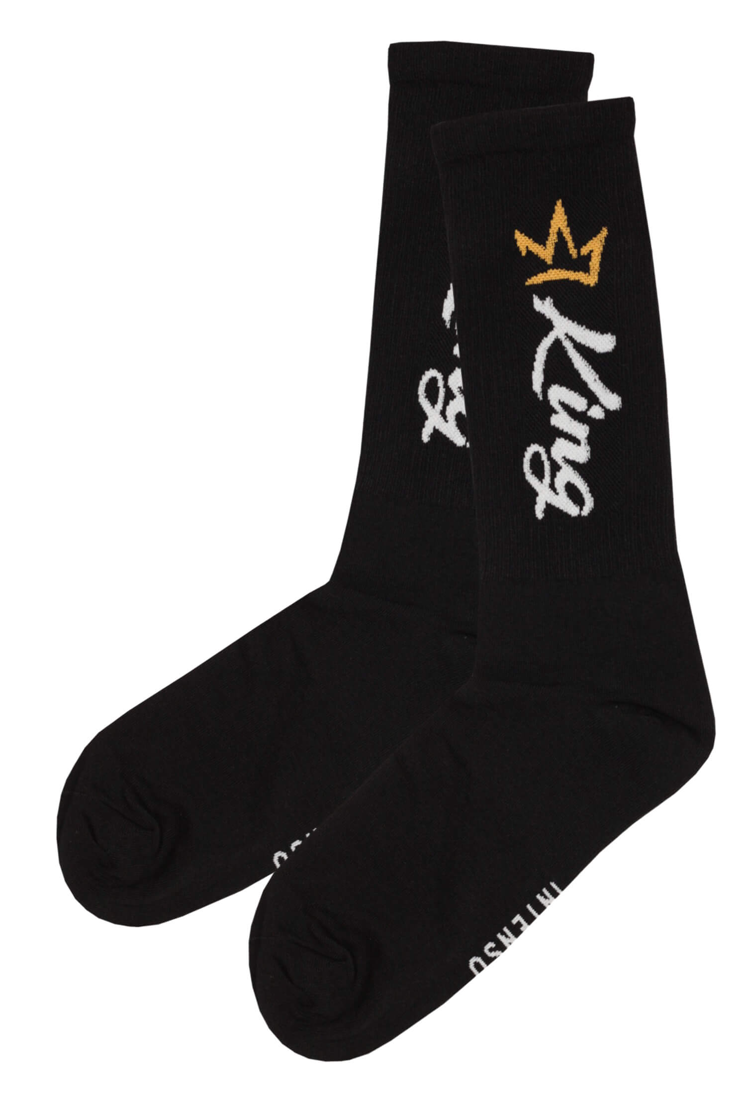 King Intenso vysoké pánské ponožky stylové 36-40 černá