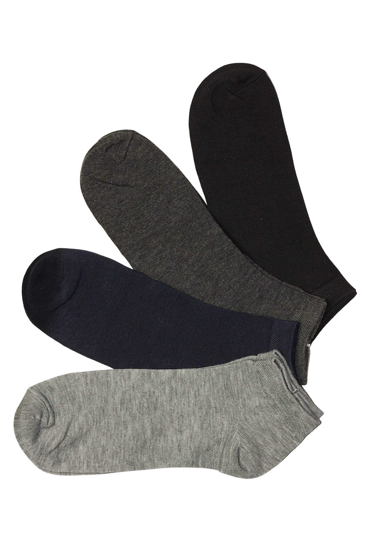 Pánské kotníčkové ponožky bavlna TM002B 3 páry 40-43 vícebarevná