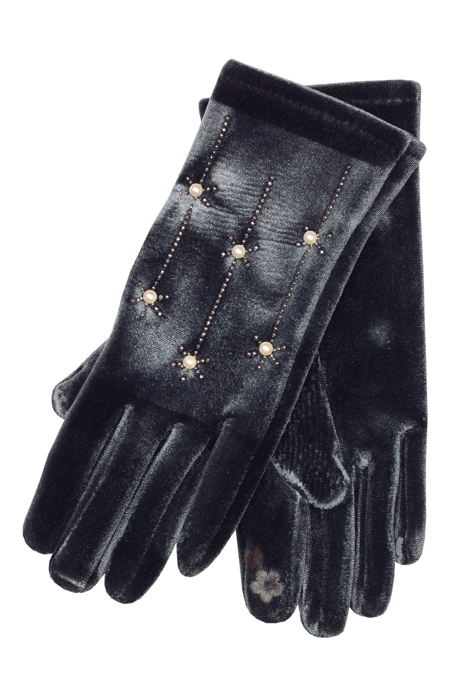 Sofia Grigia dámské rukavice na podzim L tmavě šedá