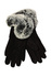 Moss black rukavice s kožešinkou JPB001 černá XL