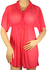Mare kaftan šaty na pláž S761 červená XL