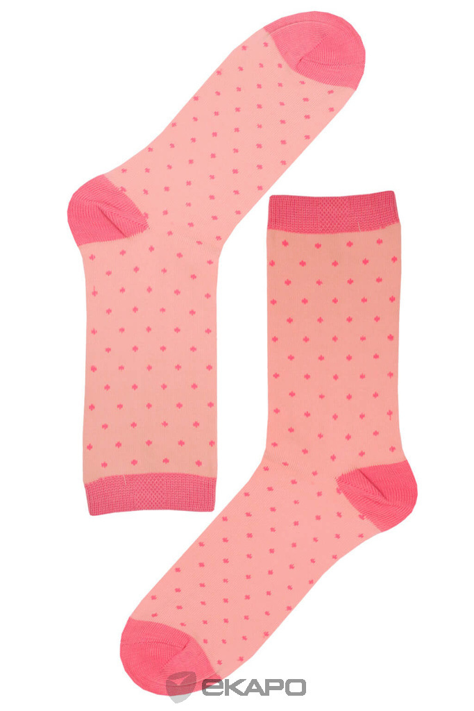 Bellinda My Socks - dámské ponožky s puntíčky 35-38 růžová