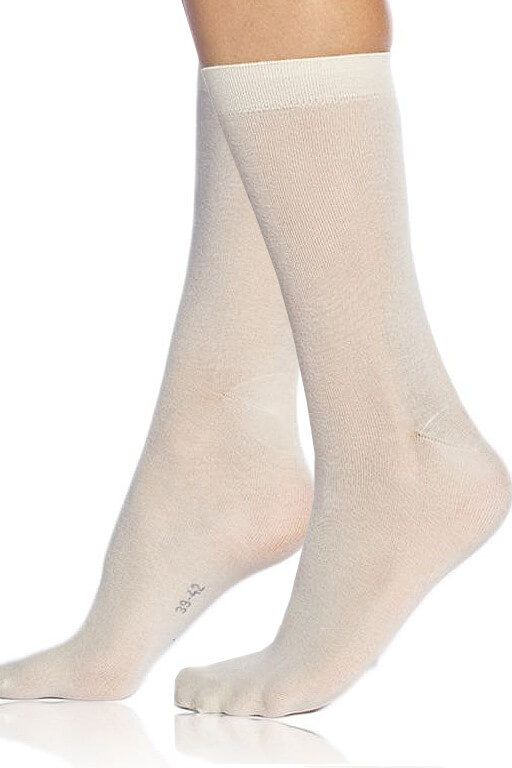 Light Bellinda bavlněné dámské ponožky 35-38 bílá