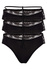 Anastázie Dark kalhotky s krajkou 8690 - 3bal černá M
