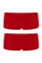 Berta dámské boxerky bezešvé - 2bal červená M