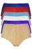 Jitka dámské bavlněné kalhotky s krajkou 9040 - 3 ks vícebarevná L