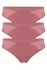 Adora bavlněné brazilky s krajkou 6242 - 3bal. tmavě růžová M