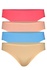 Alex bambusové bikini kalhotky 1509 - 3 bal vícebarevná M