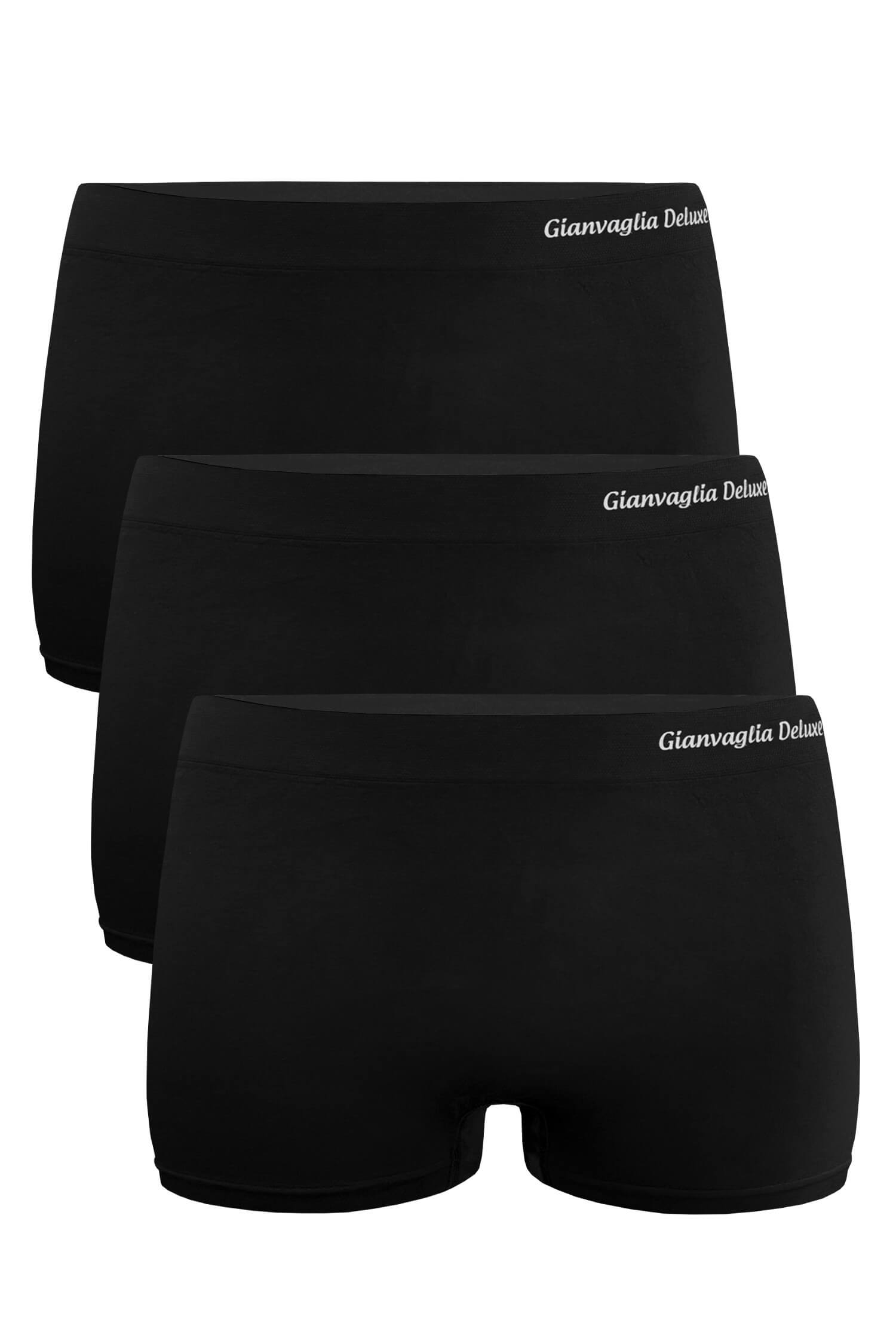 Gianvaglia Deluxe kalhotky s nohavičkou 3007 - 3 bal. 3XL černá