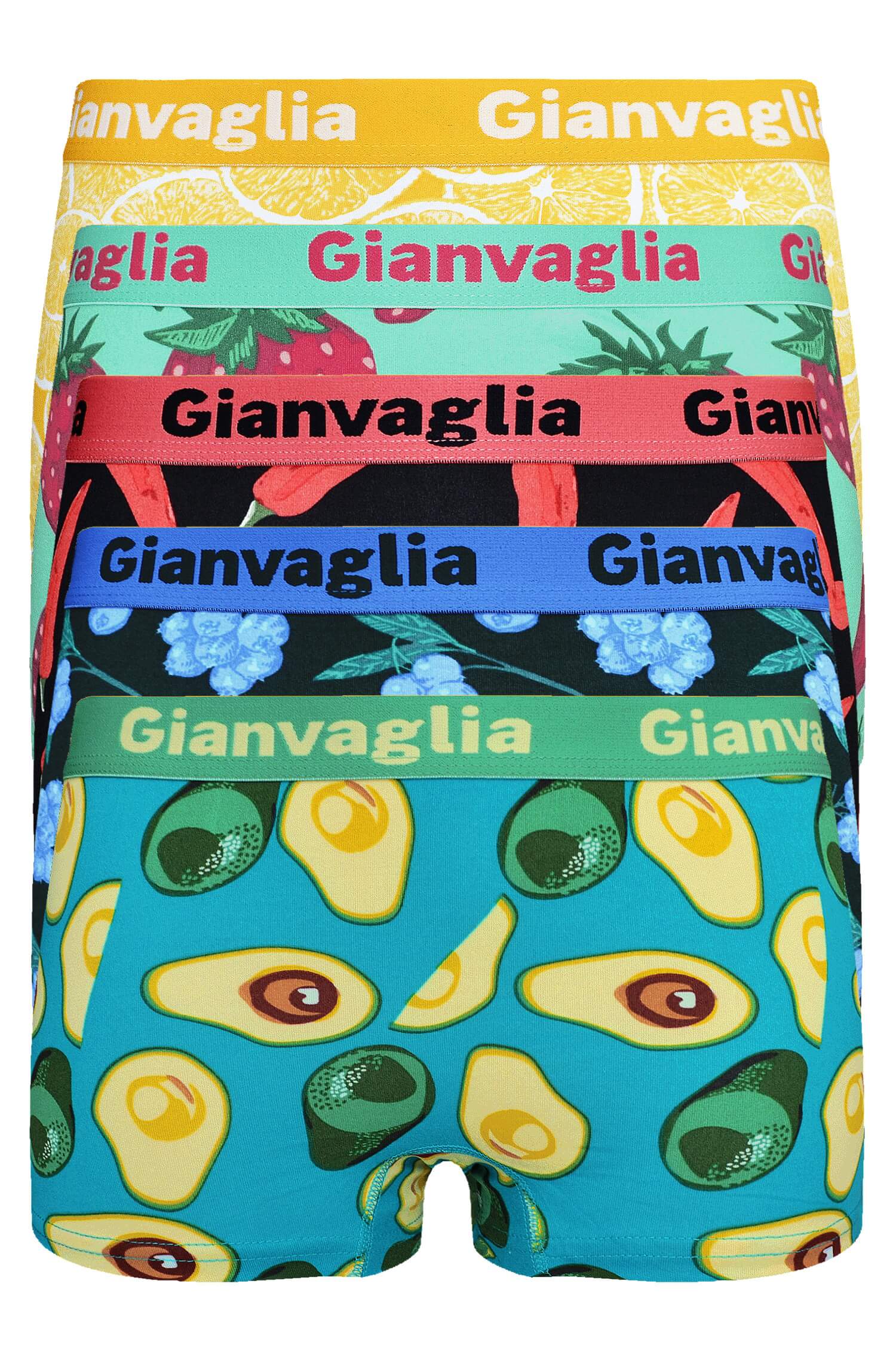 Greta dámské kalhotky s nohavičkou 8804 - 5bal XXL vícebarevná