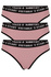 Victoria dámské bavlněné kalhotky - 3ks růžová L