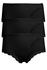 Danča bavlněné kalhotky s krajkou 9009 - 3bal černá XL
