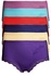Danča bavlněné kalhotky s krajkou 9009 - 3bal vícebarevná L