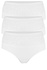 Jolka vysoké kalhotky z bavlny J46381 - 3 bal bílá XL