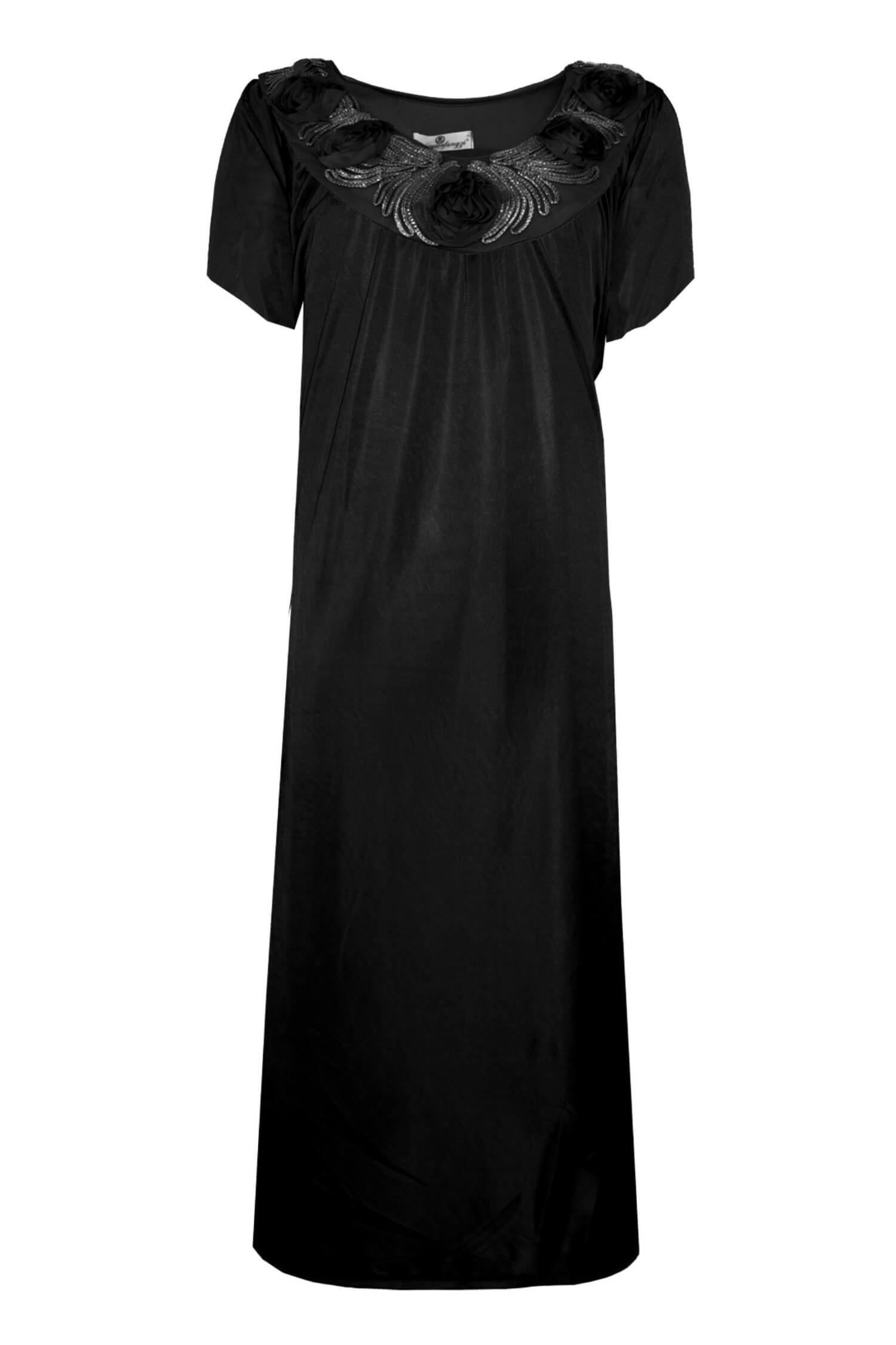 Hanička noční košilka s krátkým rukávem 1105 XXL černá