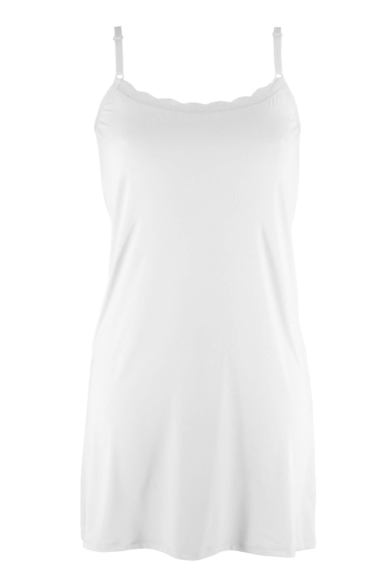 Tonička spodnička pod šaty s krajkou C5632 M bílá