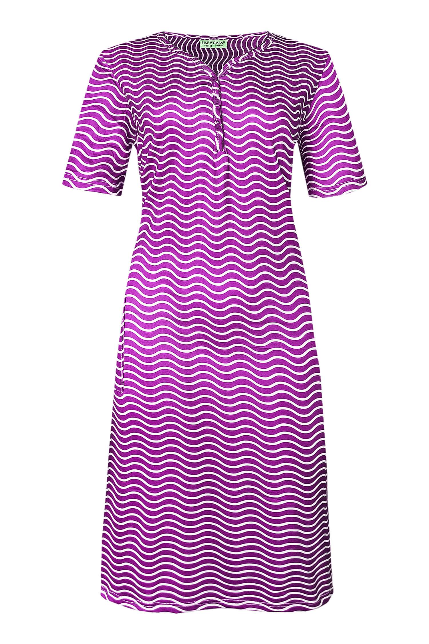 Miriam bavlněná dámská noční košile na spaní XL růžová