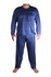 Milan pyžamo pánské dlouhé V1611 tmavě modrá 3XL