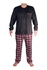 Zdenda Lux pánské pyžamo s flísem tmavě šedá XL