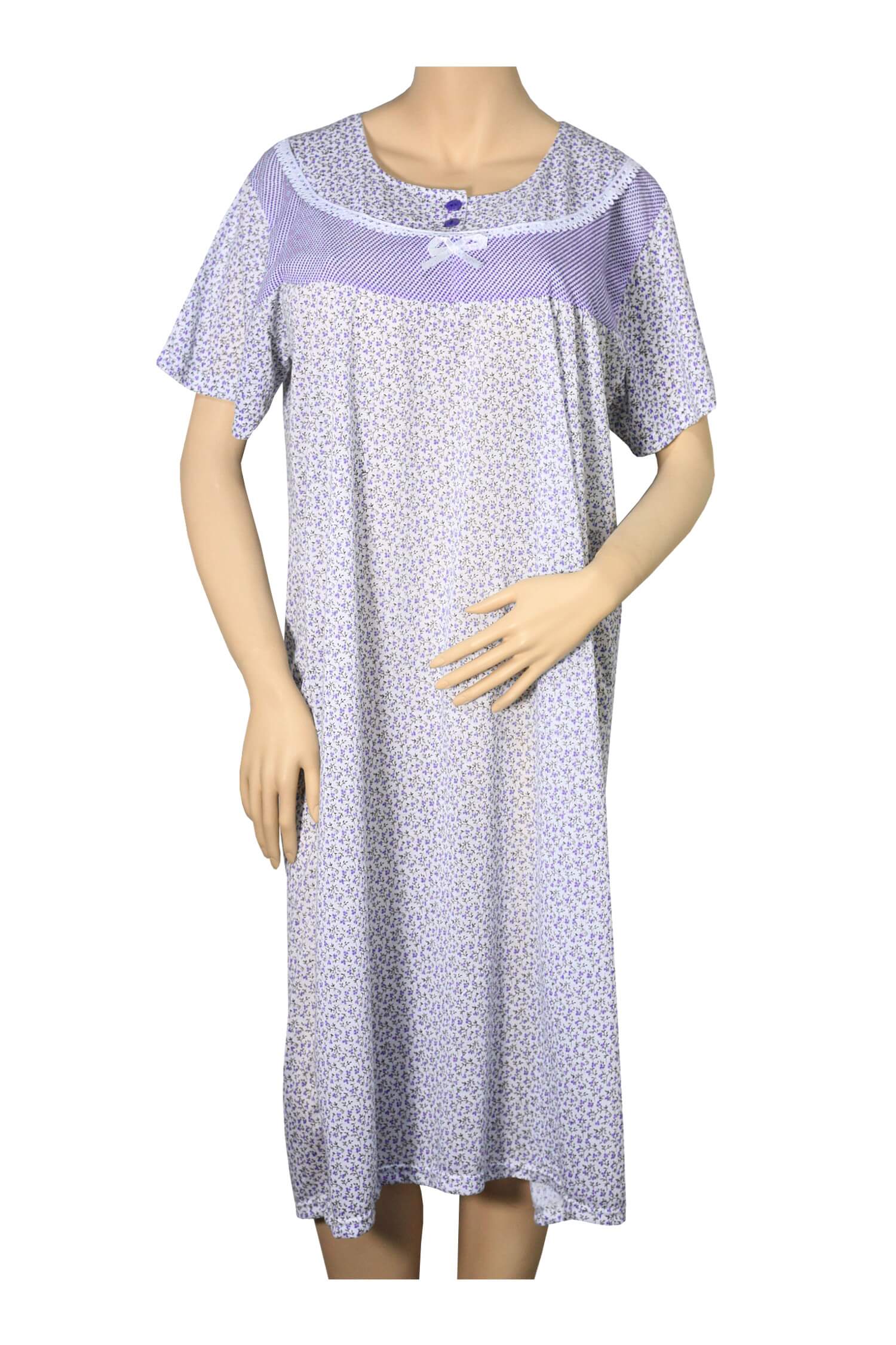 Anežka noční košile pro babičku XXL fialová