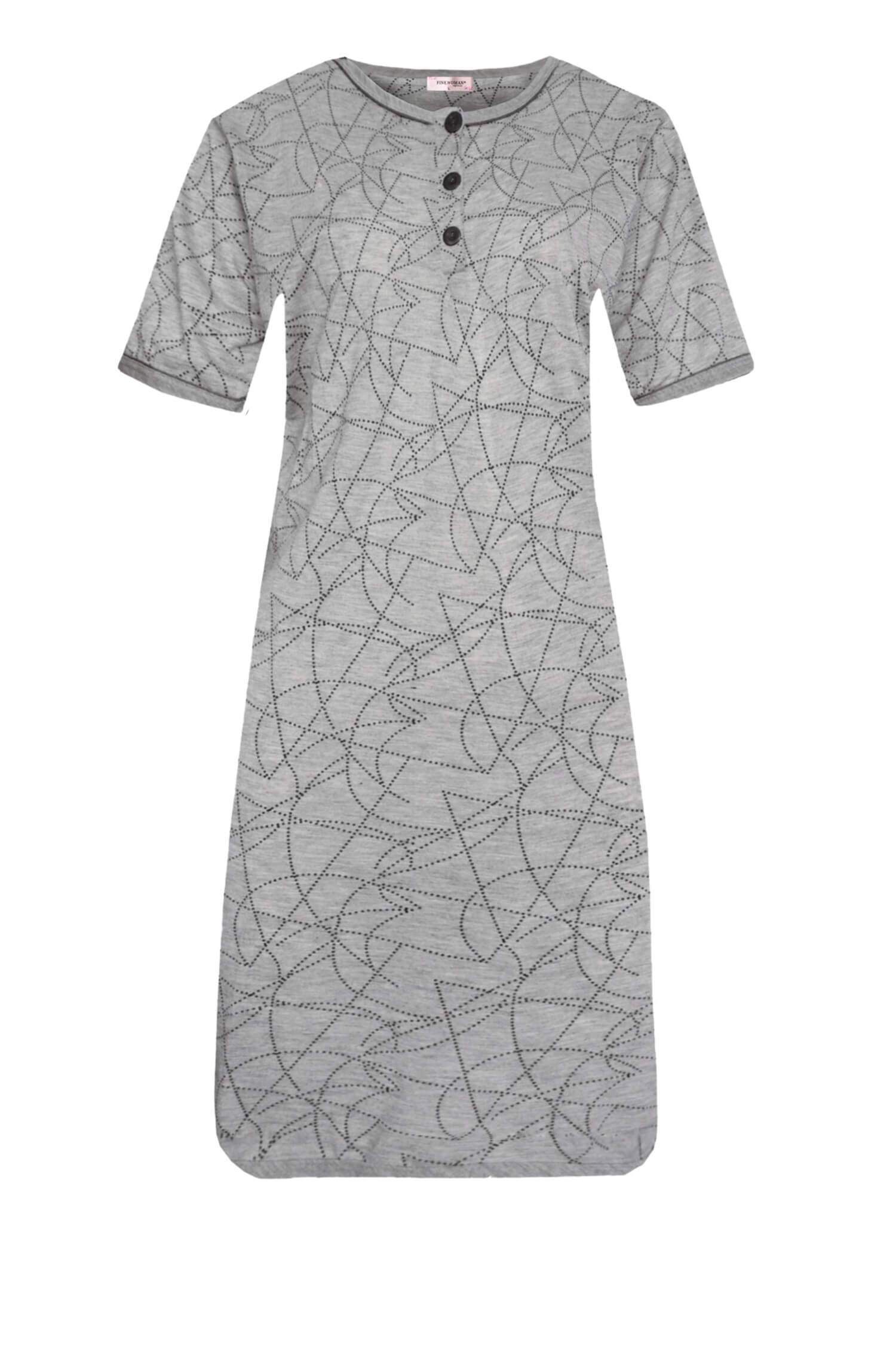 Lucka dámská noční košile 6610 M šedá