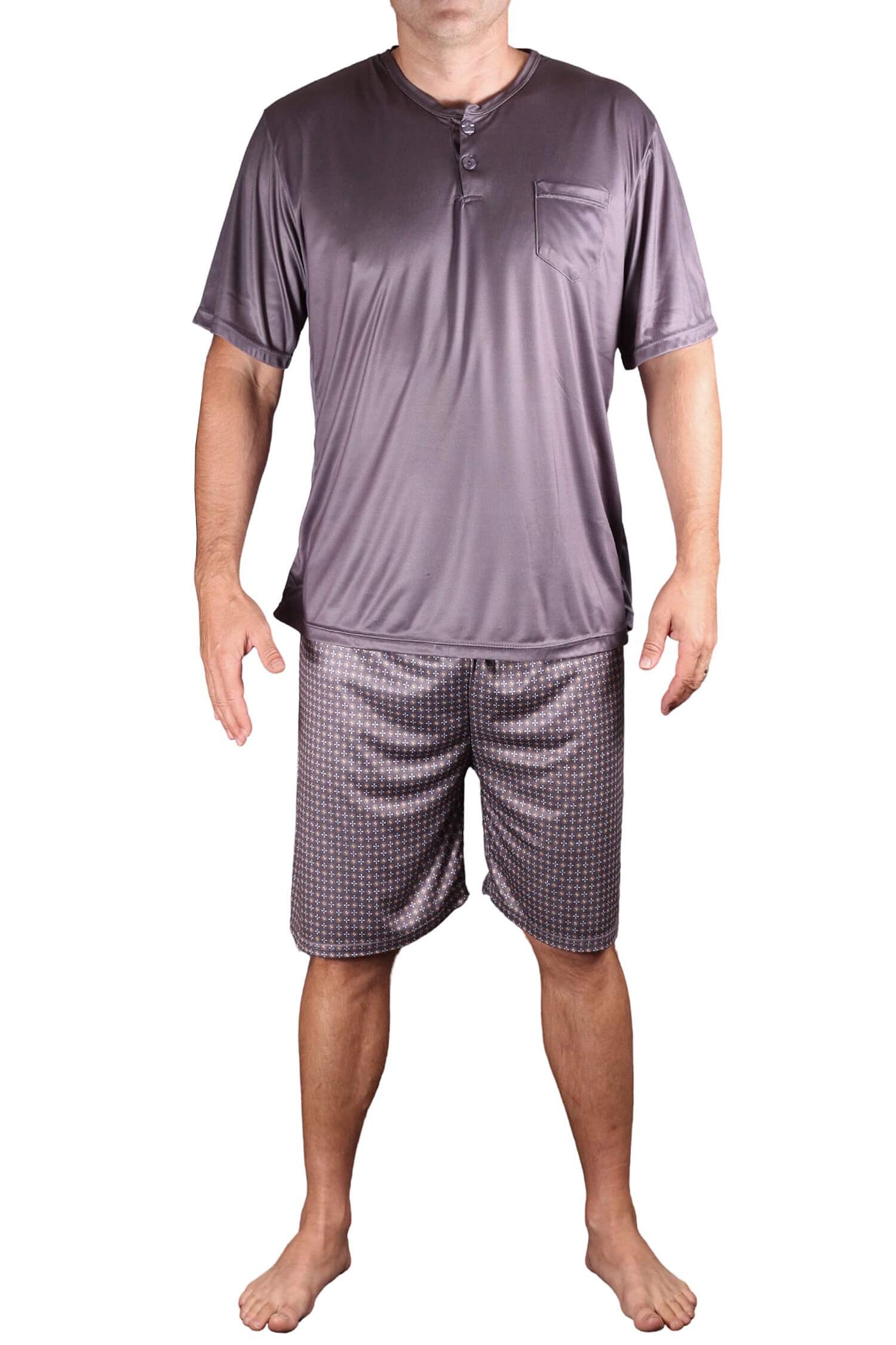 Igor pánské pyžamo krátké 697 XL tmavě šedá