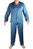 Adam pánské pyžamo na knoflíky 695 modrá XL