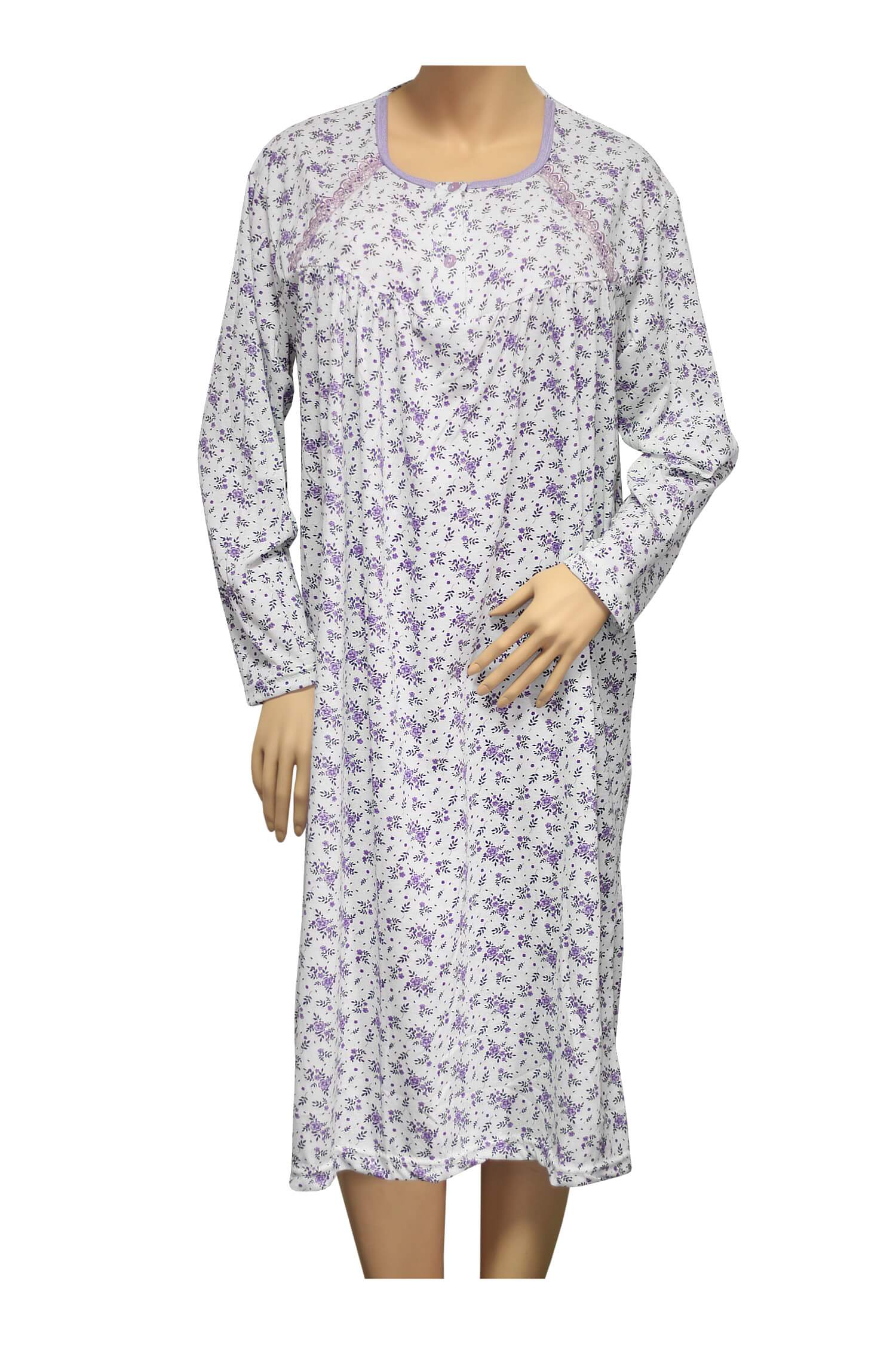 Karina dámská noční košile 1008 L fialová