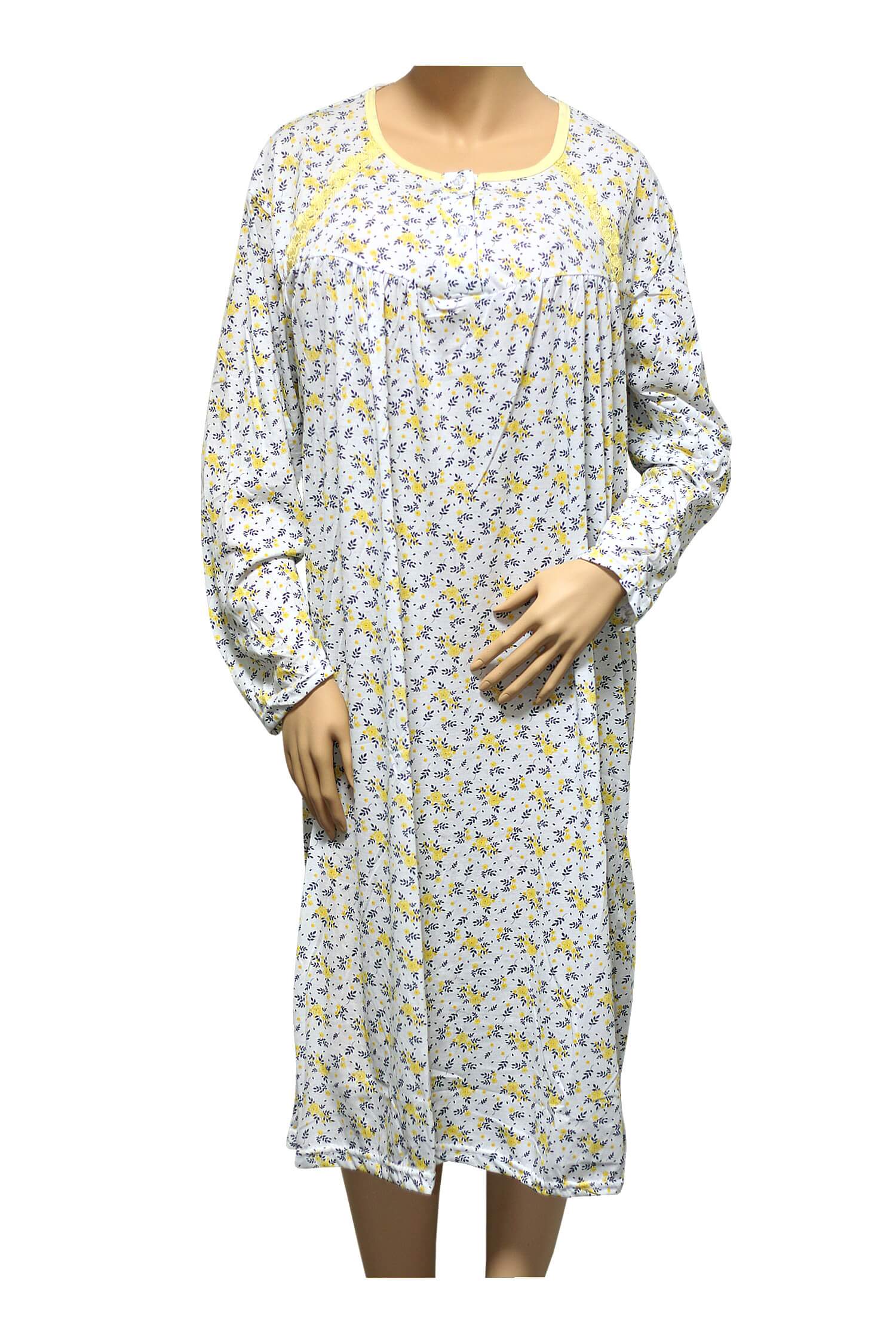 Karina dámská noční košile 1008 XL žlutá