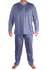 Libor pánské pyžamo s dlouhým rukávem 1-OGD-145 šedomodrá M