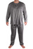 Libor pánské pyžamo s dlouhým rukávem 1-OGD-145 tmavě šedá M