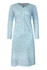 Ludvika dámská noční košile dlouhý rukáv 6523 světle modrá XL