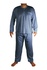 Johan pánské pyžamo s dlouhým rukávem V2003 šedomodrá 3XL