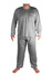 Johan pánské pyžamo s dlouhým rukávem V2003 světle šedá 3XL
