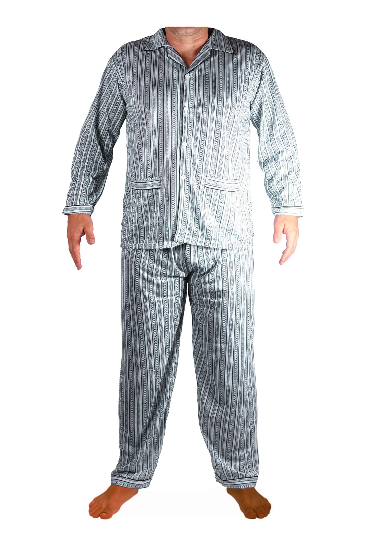 Prokop pánské pyžamo na knoflíky L khaki