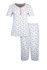 Bohdanka dámské capri pyžamo krátký rukáv 2295 světle hnědá M