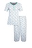Bohdanka dámské capri pyžamo krátký rukáv 2295 světle zelená M
