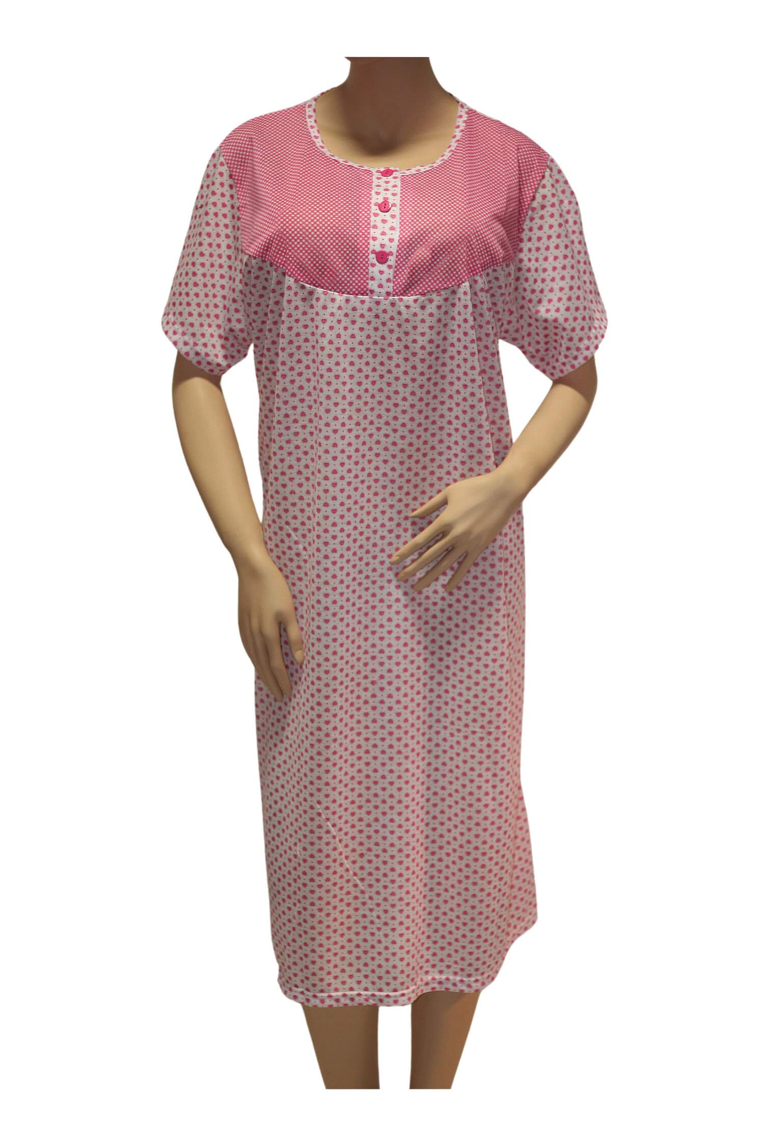 Amalita dámská noční košile pro babičku A&H L růžová