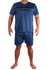 Ctibor pánské pyžamo s krátkým rukávem tmavě modrá XL
