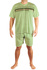 Ctibor pánské pyžamo s krátkým rukávem světle zelená L