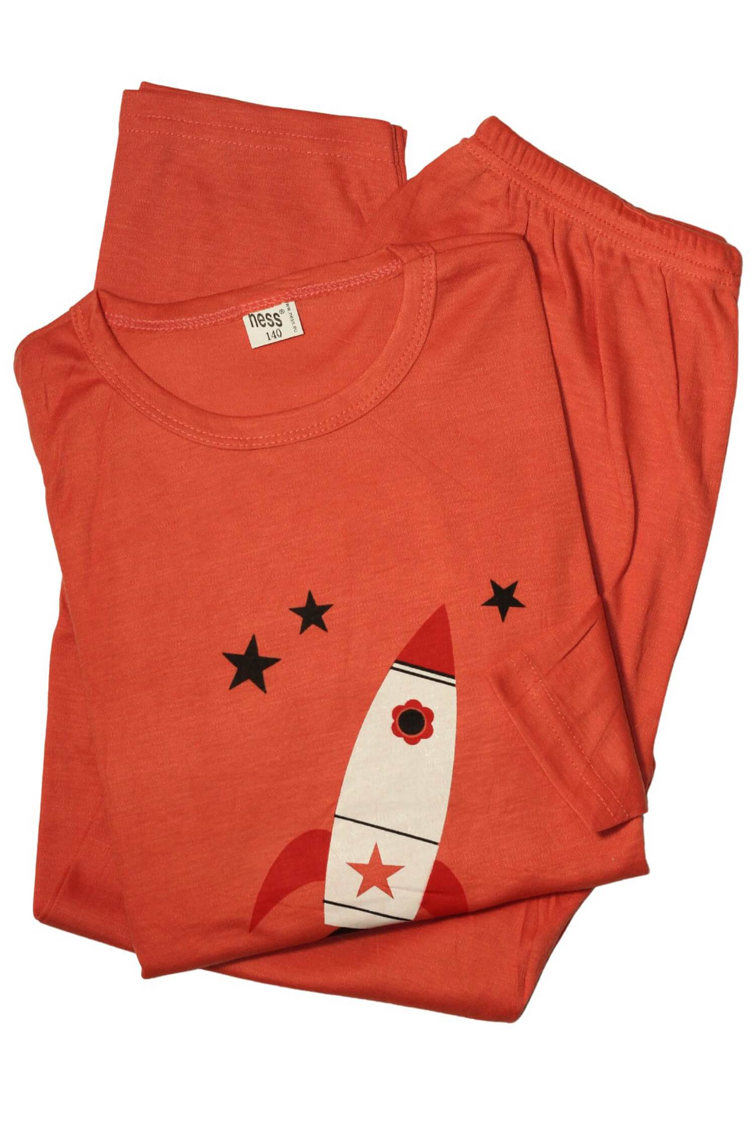 Rocket dětské pyžamo 158 7-8 let oranžová