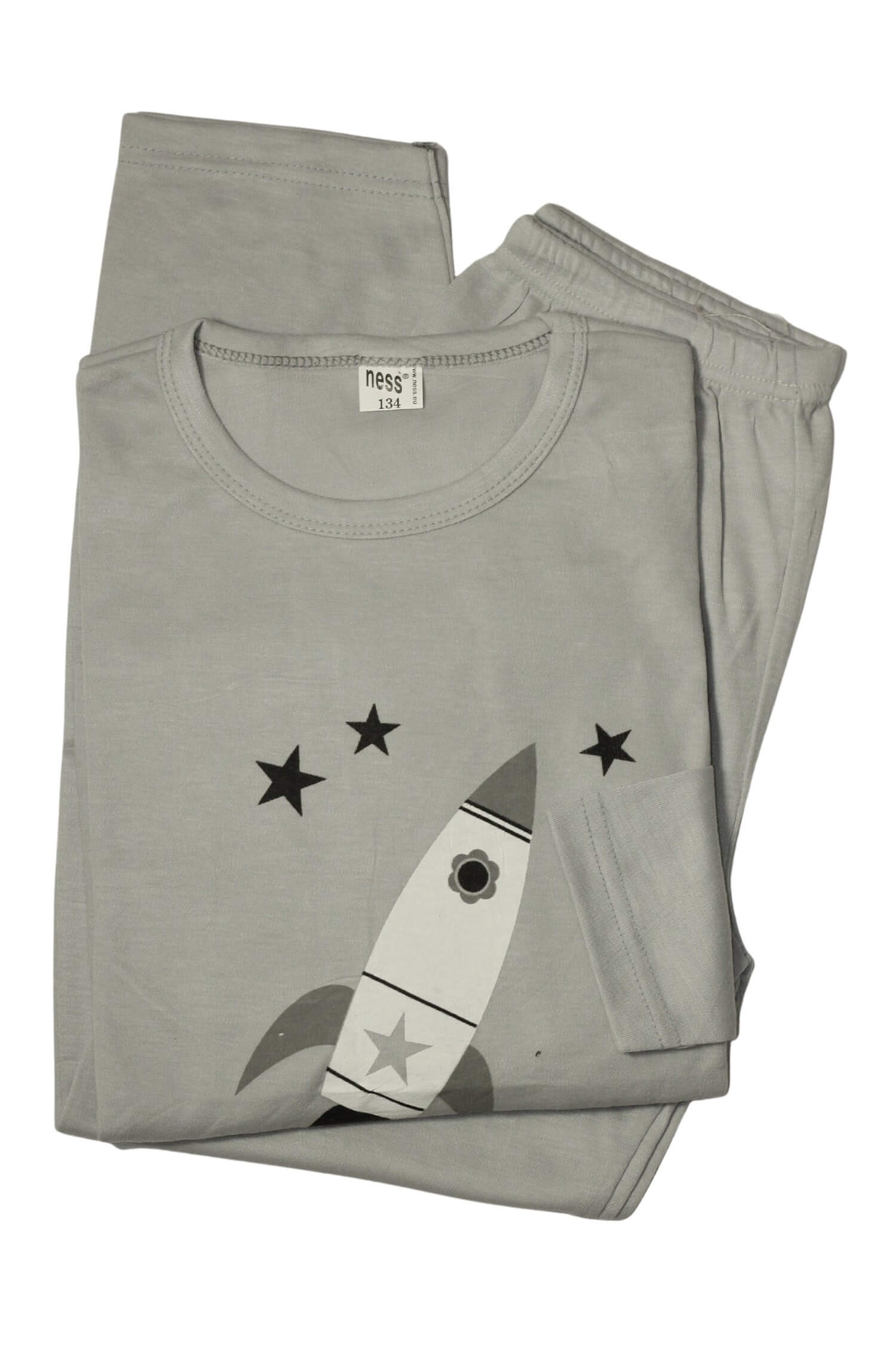 Rocket dětské pyžamo 158 5-6 let šedá