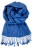 Milano elegantní jednobarevný šál modrá