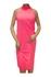 Janette Pink lehký pareo šátek zářivě růžová